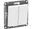 2-клавишный выключатель Systeme Electric (Schneider Electric) AtlasDesign Aqua IP44, сх.5, 10АХ, механизм, белый ATN440151 20 шт 13606481041811 1