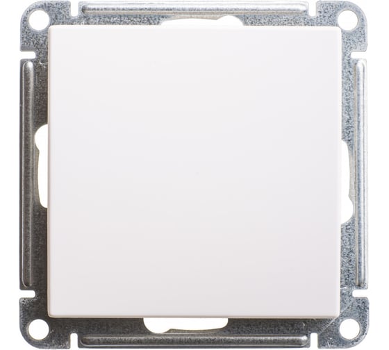 Выключатель 1-клавишный Systeme Electric Wessen 59 белый, 2-полюсный, 10а VS210-152-1-86 10 шт 13606485438174 1