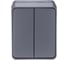 2-клавишный выключатель Systeme Electric (Schneider Electric) AtlasDesign PROFI IP54 о/у 2-клавишный выключатель 10 АХ, антрацит ATN544051 12 шт 13606482044781 2