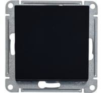 Выключатель 1-клавишный Systeme Electric Atlasdesign карбон, 2-полюсный, 10а, механизм ATN001021 5 шт 4690201023500