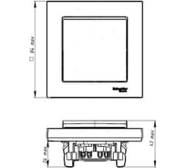 1-клавишный выключатель Systeme Electric ATLASDESIGN сх.1, 10АХ, в сборе, быстрозажим. клем., карбон ATN001012S 5 шт 13606482107608