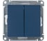 Выключатель 2-клавишный Systeme Electric Atlasdesign аквамарин, сх.1, 10ах ATN001151 5 шт 13606485819799 5
