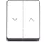 2-клавишный выключатель Systeme Electric Atlasdesign profi ip54 для жалюзи, 2хсх.4, белый ATN540119 12 шт 4690201021902 2