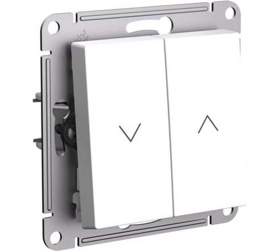 Выключатель 1-клавишный Systeme Electric AtlasDesign Лотос, 2-полюсный, 10А, мех ATN001319 5 шт 4690201026266 1