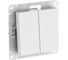 2-клавишный выключатель Systeme Electric ATLASDESIGN AQUA IP44, сх.5, 10АХ, мех., быстрозажим. клем., белый ATN440151S 20 шт 4690201026167 1