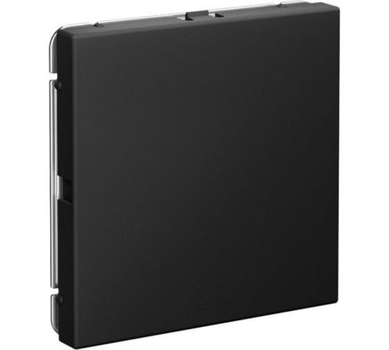 Заглушка без суппорта Systeme Electric ArtGallery Карбон для многопостовых рамок GAL001009 5 шт 4690201033738 1