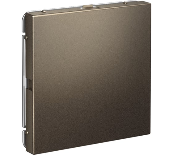 Заглушка без суппорта Systeme Electric ArtGallery Мокко для многопостовых рамок GAL000609 5 шт 4690201033677 1