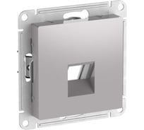 Накладка Systeme Electric ATLASDESIGN для информационных функций типа Keystone, алюминий ATN000384 10 шт 4690201059103