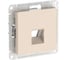 Накладка Systeme Electric ATLASDESIGN для информационных функций типа Keystone, бежевый ATN000284 10 шт 4690201059080 1