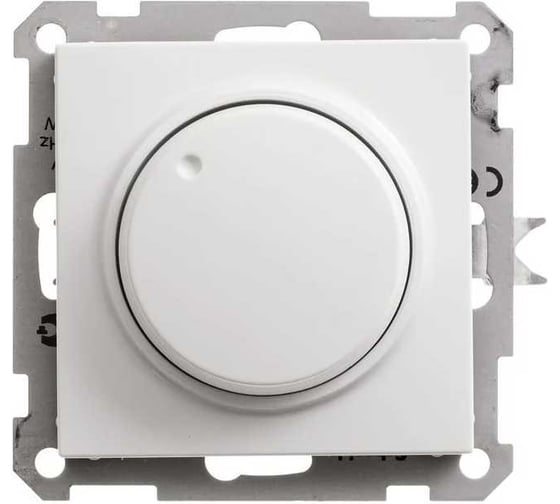 Светорегулятор (диммер) поворотный Systeme Electric W59 400Вт 230В механизм БЕЛЫЙ SR-5S3-1-86 8 шт 13606486274566 1