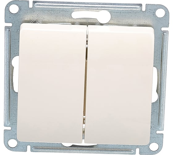 Механизм выключателя Systeme Electric (Schneider Electric) 2-кл. GLOSSA беж. SchE GSL000251 20 шт 13606480657853 1