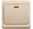 Выключатель кнопочный 1-клавишный Systeme Electric (Schneider Electric) СП Этюд с инд. крем. SchE KC10-002K 20 шт 4607098940940 2