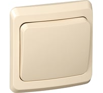 Выключатель кнопочный 1-клавишный Systeme Electric (Schneider Electric) СП Этюд 10А крем. SchE KC10-001K 20 шт 4607098940865