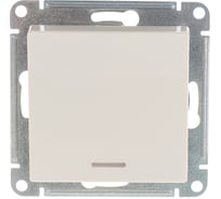 Выключатель 1-клавишный с подсветкой Systeme Electric (Schneider Electric) ATLASDESIGN сх.1а, 10АХ, , БЕЖЕВЫЙ ATN000213 20 шт 13606489583474