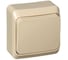Выключатель кнопочный Systeme Electric (Schneider Electric) Этюд наруж Крем SE KA10-001K 25 шт 4607098941282 1