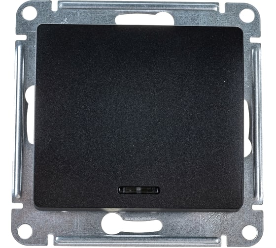 Механизм выключателя Systeme Electric (Schneider Electric) 1-кл. СП Glossa 10А IP20 сх. 1а 10AX антрацит GSL000713 20 шт 13606485436439