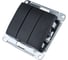 Механизм выключателя Systeme Electric (Schneider Electric) 3-кл. СП Glossa 10А IP20 сх. 1+1+1 10AX антрацит GSL000731 20 шт 13606485436484 4