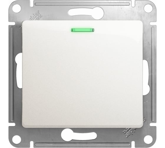 Механизм выключателя Systeme Electric (Schneider Electric) 1-кл. СП Glossa 10А IP20 1а 10AX перламутр GSL000613 20 шт 13606485435968 1