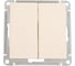Механизм выключателя Systeme Electric (Schneider Electric) 2-кл. СП W59 10А IP20 10AX сл. кость VS510-252-2-86 10 шт 13606485438495 1