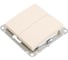 Механизм выключателя Systeme Electric (Schneider Electric) 2-кл. СП W59 10А IP20 10AX сл. кость VS510-252-2-86 10 шт 13606485438495 2