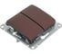 Механизм выключателя Systeme Electric (Schneider Electric) 2-кл. СП Glossa 10А IP20 сх. 5 10AX баклажан. GSL001151 5 шт 53606481208533 2