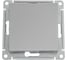 Кнопка нажимная Systeme Electric (Schneider Electric) AtlasDesign Сталь, сх.1, 10АХ, механизм SE ATN000915 5 шт 13606489702981 1