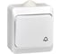 Кнопка нажимная Systeme Electric (Schneider Electric) Этюд наруж Бел, сх.1 IP44 SE KA10-041B 14 шт 4690201011422 1