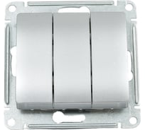 Механизм выключателя Systeme Electric (Schneider Electric) 3-кл. СП Glossa 10А IP20 сх. 1+1+1 10AX алюм. GSL000331 20 шт 13606480658362