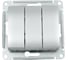 Механизм выключателя Systeme Electric (Schneider Electric) 3-кл. СП Glossa 10А IP20 сх. 1+1+1 10AX алюм. GSL000331 20 шт 13606480658362 1