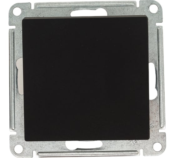 Кнопка нажимная Systeme Electric (Schneider Electric) AtlasDesign Карбон, сх.1, 10АХ, механизм SE ATN001015 5 шт 13606489703308 1