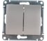 Механизм выключателя Systeme Electric (Schneider Electric) 2-кл. СП Glossa 10А IP20 сх. 5 10AX платина GSL001251 5 шт 53606481208885 1