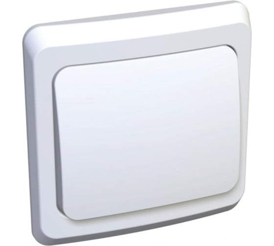 Выключатель кнопочный 1-клавишный Systeme Electric (Schneider Electric) Этюд Бел SE KC10-001B 20 шт 4607098940100 1