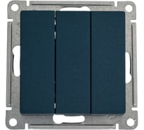 Выключатель 3-клавишный Systeme Electric (Schneider Electric) AtlasDesign Изумруд, сх.1+1+1, 10АХ, механизм SE ATN000831 5 шт 13606489702714