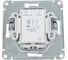 Выключатель жалюзи Systeme Electric Atlasdesign алюминий, 2-кл., 10а, механизм ATN000319 5 шт 4690201021469 2