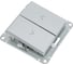Выключатель жалюзи Systeme Electric Atlasdesign алюминий, 2-кл., 10а, механизм ATN000319 5 шт 4690201021469 3