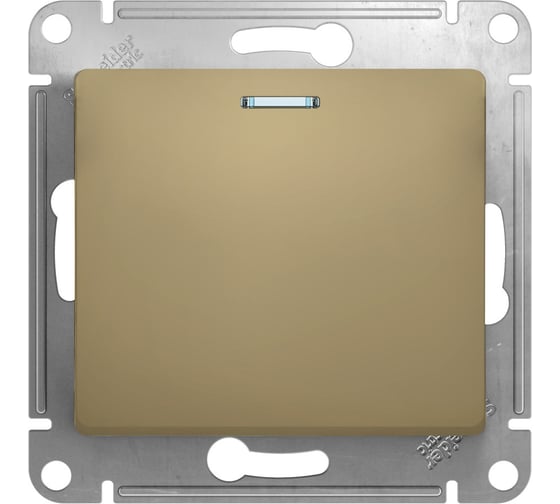 Механизм выключателя Systeme Electric (Schneider Electric) 1-кл. СП Glossa 10А IP20 сх. 1а 10AX титан GSL000413 20 шт 13606480658805