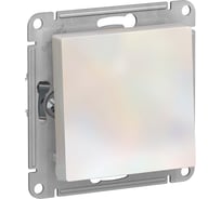 Кнопка нажимная Systeme Electric (Schneider Electric) AtlasDesign Жемчуг, сх.1, 10АХ, механизм SE ATN000415 5 шт 13606489584266