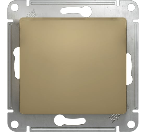 Кнопка нажимная Systeme Electric (Schneider Electric) Glossa, сх.1, 10ах, механизм, титан GSL000415 20 шт 13606480658898 1