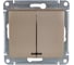 Механизм выключателя Systeme Electric (Schneider Electric) 2-кл. СП Glossa 10А IP20 сх. 5а 10AX титан GSL000453 20 шт 13606480658829 1