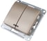 Механизм выключателя Systeme Electric (Schneider Electric) 2-кл. СП Glossa 10А IP20 сх. 5а 10AX титан GSL000453 20 шт 13606480658829 4