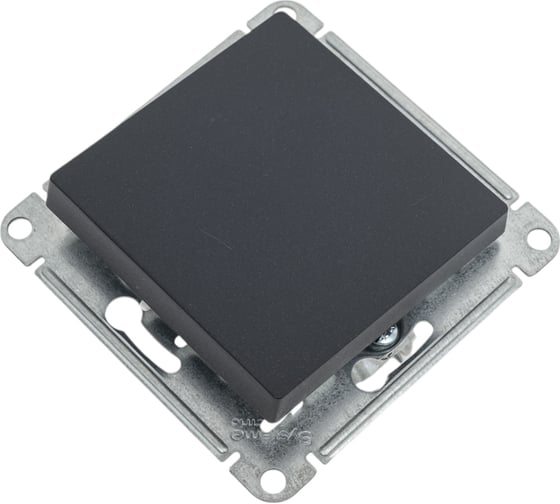 Выключатель с самовозвратом Systeme Electric Atlasdesign базальт, сх.1, 10ах, механизм ATN001415 5 шт 4690201024583 1