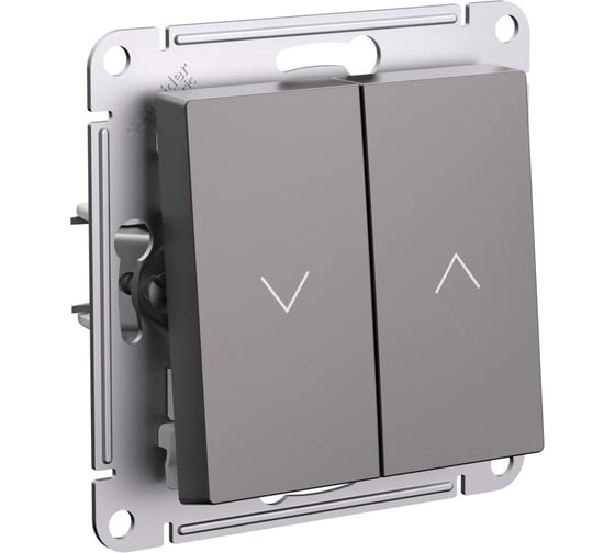 Выключатель жалюзи Systeme Electric Atlasdesign мокко, 2-кл., 10а, механизм ATN000619 5 шт 4690201021520 1