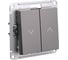 Выключатель жалюзи Systeme Electric Atlasdesign мокко, 2-кл., 10а, механизм ATN000619 5 шт 4690201021520 1