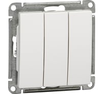 Выключатель 3-клавишный Systeme Electric (Schneider Electric) Wessen 59 Бел, 10АХ SE VS0510-351-1-86 10 шт 13606485437597