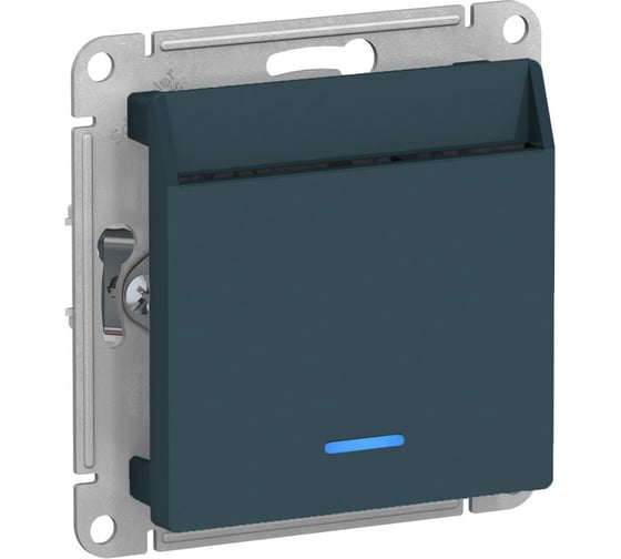 Выключатель карточный Systeme Electric Atlasdesign изумруд 10а, без задержки времени ATN000867 5 шт 13606489702868 1