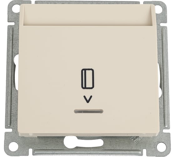 Выключатель карточный Systeme Electric Atlasdesign бежевый 10а, без задержки времени ATN000267 10 шт 13606489583719 1