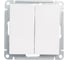 Механизм выключателя Systeme Electric (Schneider Electric) 2-кл. СП W59 10А IP20 10AX бел. VS510-252-1-86 10 шт 13606485438471 1