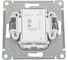 Выключатель с самовозвратом Systeme Electric Atlasdesign лотос, сх.1, 10ах, механизм ATN001315 5 шт 4690201024569 3