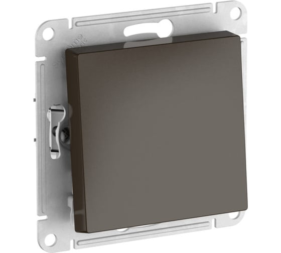 Выключатель с самовозвратом Systeme Electric ATLASDESIGN сх.1, 10АХ, мех., быстрозажим. клем., МОККО ATN000615S 5 шт 13606482107769 1