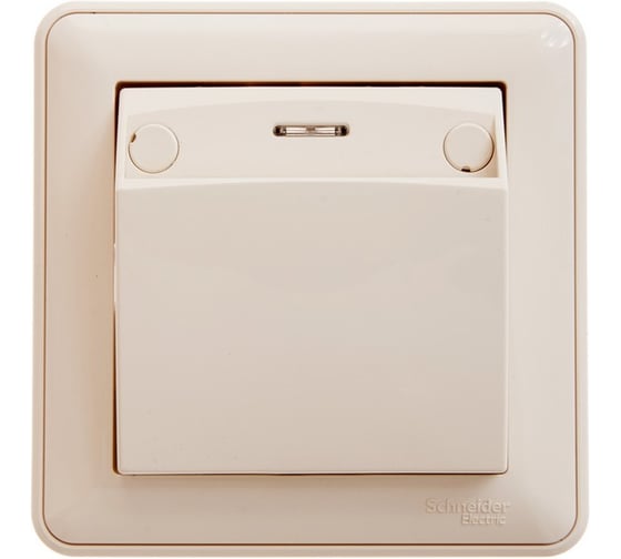 Выключатель карточный Systeme Electric Wessen 59 сл. Кость, 16а (в сборе с рамкой) VS616-051-28 10 шт 4690201008859 1
